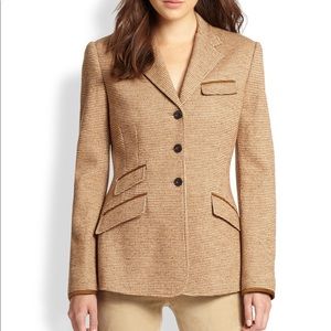 Ralph Lauren Blue Label Camel blazer jacket sz 8